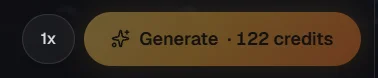 Price line showing 122 credits for a 30-second Seedance 2.5 video