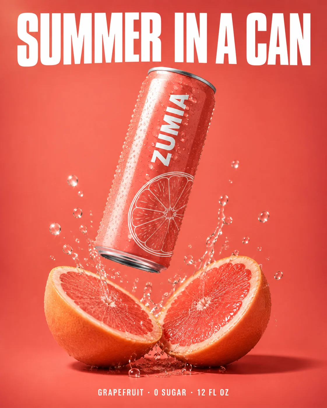 Same ZUMIA poster prompt made with GPT Image 2.5 Sunburst, the finer-detail tier